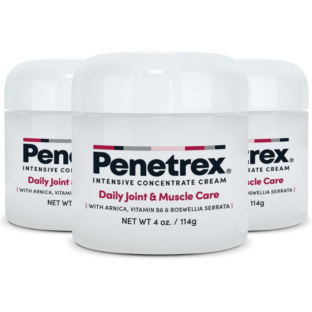 Penetrex Joint & Muscle Therapy - Soothing Muscle Rub for Back, Neck, Hands, Feet - Premium Whole Body Rub with Arnica, Vitamin B6 MSM & Boswellia - Non-Greasy 2oz Cream