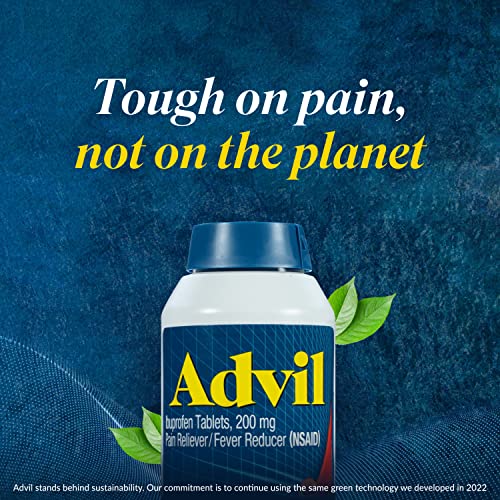 Advil Liqui-Gels minis Pain Reliever and Fever Reducer, Pain Medicine for Adults with Ibuprofen 200mg for Pain Relief - 200 Liquid Filled Capsules