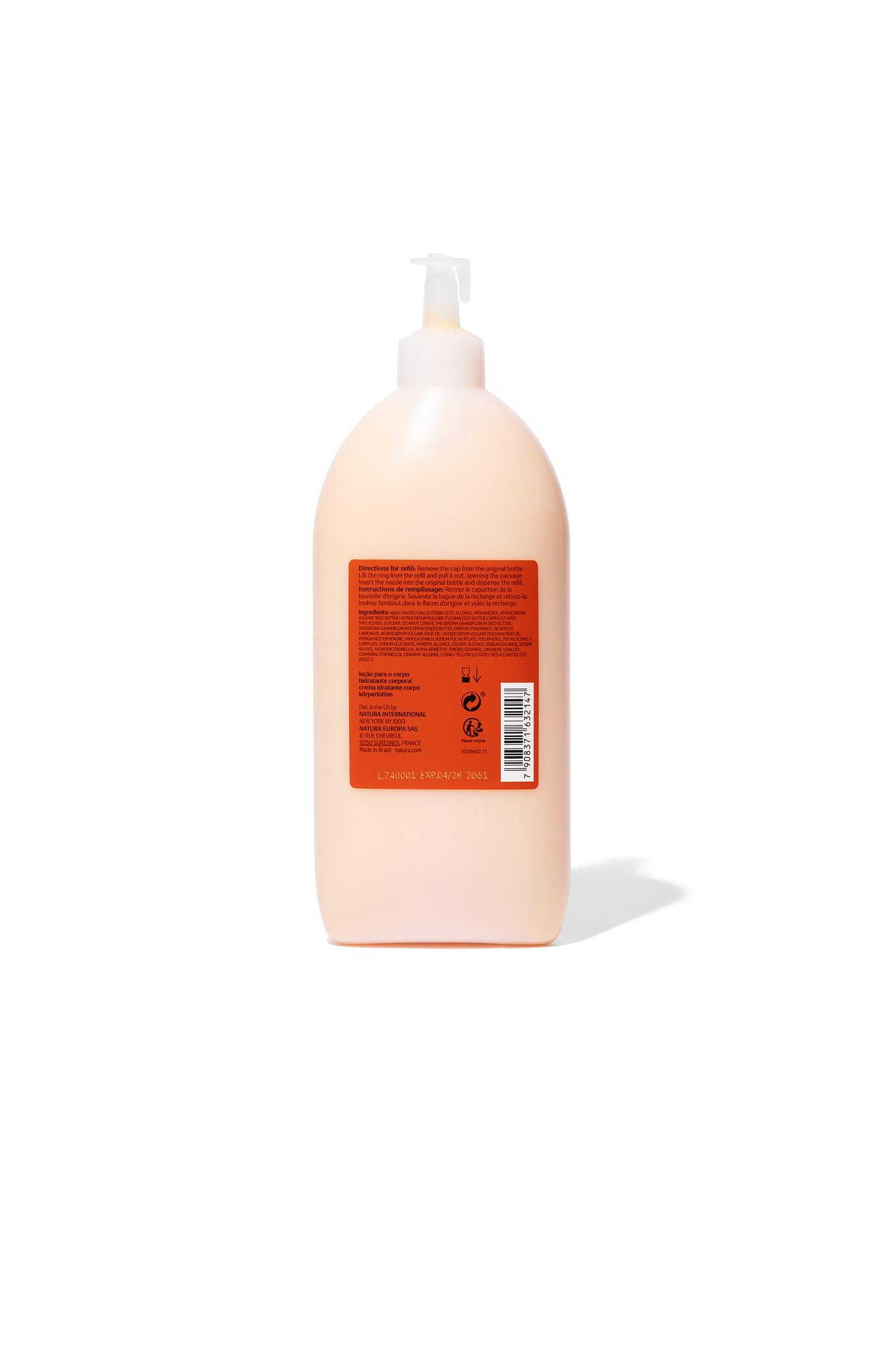 natura - Ekos Tukumã Replenishing Body Lotion - Vegan Skin Care - Moisturize & Improve Skin Texture - Boost Hyaluronic Acid - Brazilian Beauty Secrets - Self Care & Body Care - 13.5 fl oz (400ml) - Nirvana Guru