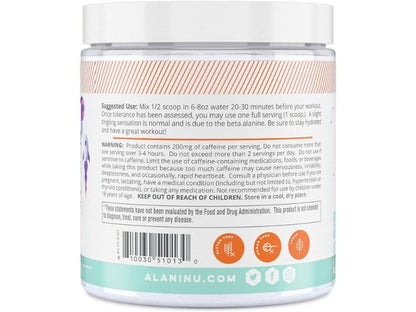 Alani Nu Pre Workout Powder Hawaiian Shaved ICE, Amino Energy Boost, Endurance Supplement, Sugar Free, 200mg Caffeine, L-Theanine, Beta-Alanine, L-Citrulline, 30 Servings Nirvana Guru