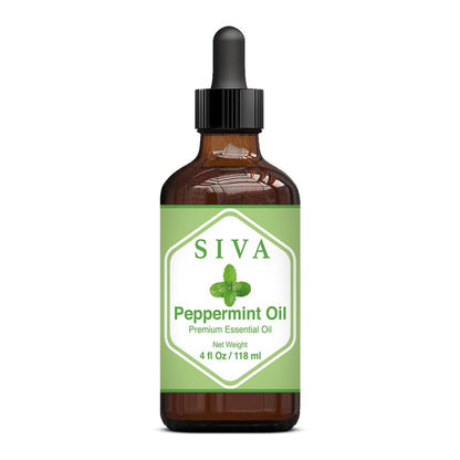 SIVA Lavender Essential Oil - 4 Fl Oz – Natural Lavender Oil - for Diffuser, Face, Skin Care, Aromatherapy, Hair Care, Scalp and Body Massage - with Dropper - Nirvana Guru