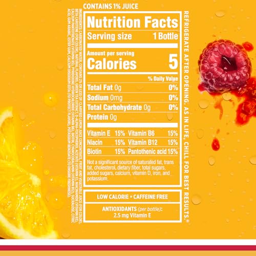 Sparkling Ice, Black Raspberry Sparkling Water, Zero Sugar Flavored Water, with Vitamins and Antioxidants, Low Calorie Beverage, 17 fl oz Bottles (Pack of 12) - Nirvana Guru