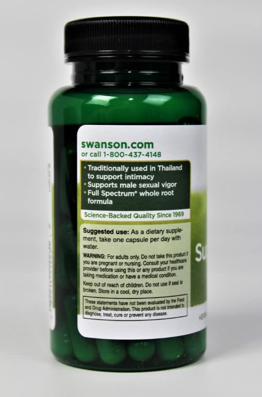 Swanson Butea Superba Root Full Spectrum Intimacy & Sexual Support 400 Milligrams 60 Capsules 2 Pack Nirvana Guru