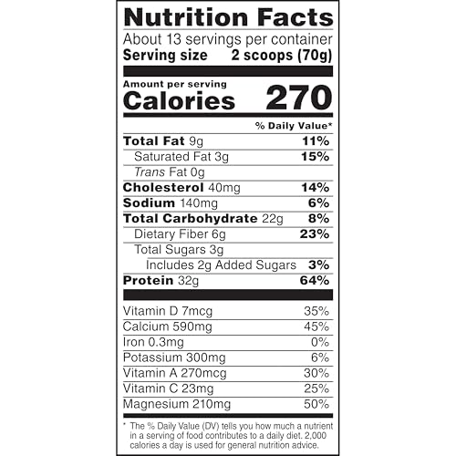 Muscle Milk Genuine Protein Powder, Chocolate, 1.93 Pounds, 13 Servings, 32g Protein, 2g Sugar, Calcium, Vitamins A, C & D, NSF Certified for Sport, Energizing Snack, Packaging May Vary Nirvana Guru