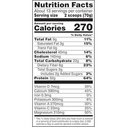 Muscle Milk Genuine Protein Powder, Chocolate, 1.93 Pounds, 13 Servings, 32g Protein, 2g Sugar, Calcium, Vitamins A, C & D, NSF Certified for Sport, Energizing Snack, Packaging May Vary Nirvana Guru