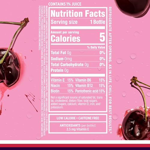 Sparkling Ice, Black Raspberry Sparkling Water, Zero Sugar Flavored Water, with Vitamins and Antioxidants, Low Calorie Beverage, 17 fl oz Bottles (Pack of 12) - Nirvana Guru