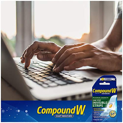 Compound W Wart Remover Maximum Strength One Step Pads, 14 Medicated Pads