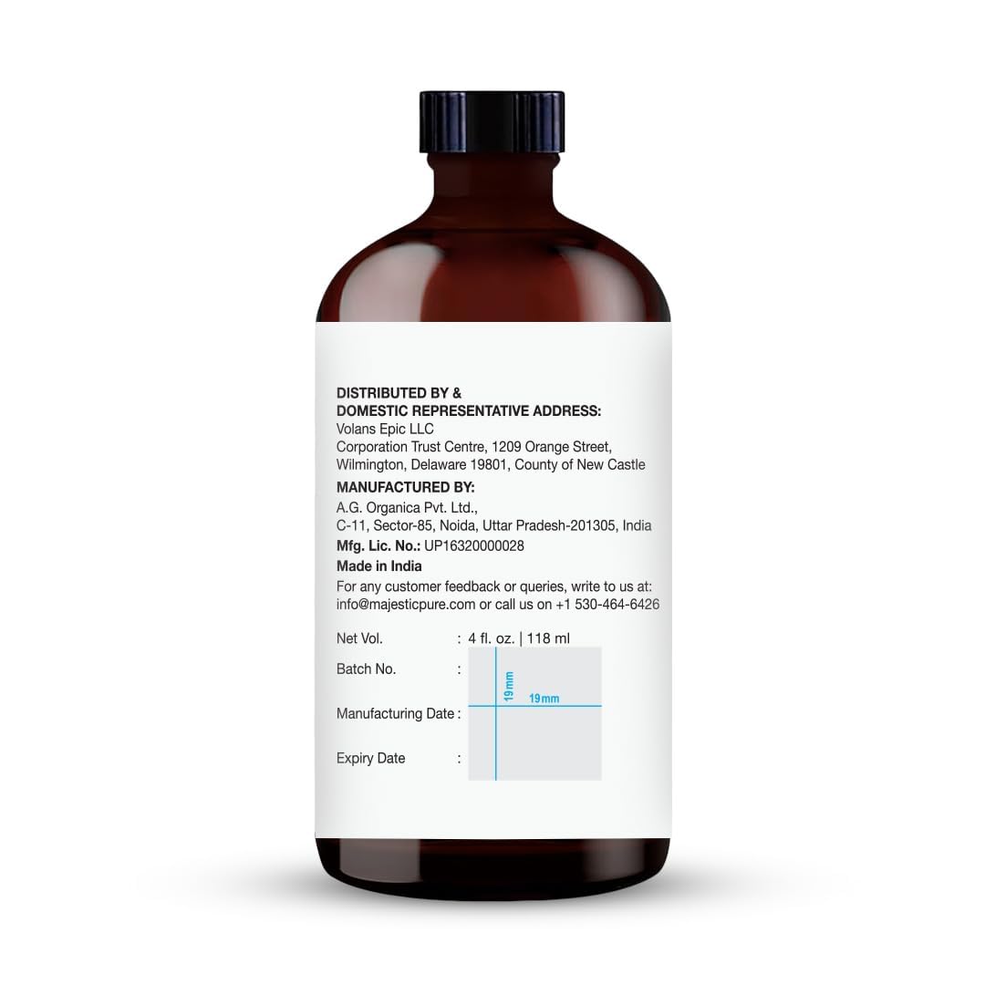 Majestic Pure Lavender Essential Oil with Glass Dropper | 100% Pure and Natural Lavender Oil | Premium Grade Essential Oils for Diffusers, Skin, Aromatherapy, Massage | 4 Fl Oz - Nirvana Guru