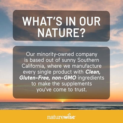 NatureWise Vitamin D3 5000iu (125 mcg) 1 Year Supply for Immune Support, Healthy Muscle Function, and Bone Health - Non-GMO, Gluten Free in Organic Extra Virgin Olive Oil, (Mini Softgel), 360 Count