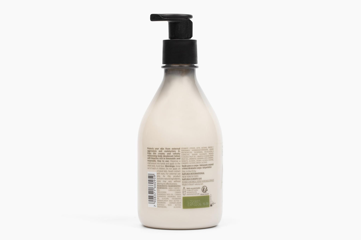 natura - Ekos Tukumã Replenishing Body Lotion - Vegan Skin Care - Moisturize & Improve Skin Texture - Boost Hyaluronic Acid - Brazilian Beauty Secrets - Self Care & Body Care - 13.5 fl oz (400ml) - Nirvana Guru