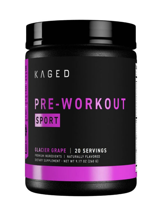 Kaged Sport Pre Workout Powder for Men & Women, Mango Lime, Sport Certified, 188mg Caffeine, Nitric Oxide Supplement, Beta Alanine for Energy, Weightlifting, Cardio Endurance & Strength, 20 Servings Nirvana Guru