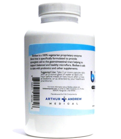 Biofase-Premium-Enzyme-Formula 180 Capsules - Biofilm Defense & Digestion - Systemic Enzymes to Support Intestinal Health - No Fillers! Nirvana Guru