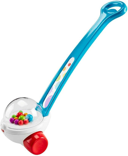 Fisher-Price Baby & Toddler Toy Corn Popper Blue Push-Along with Ball-Popping Action for Infants Ages 1+ Years, 2-Piece Assembly nirvanaguru