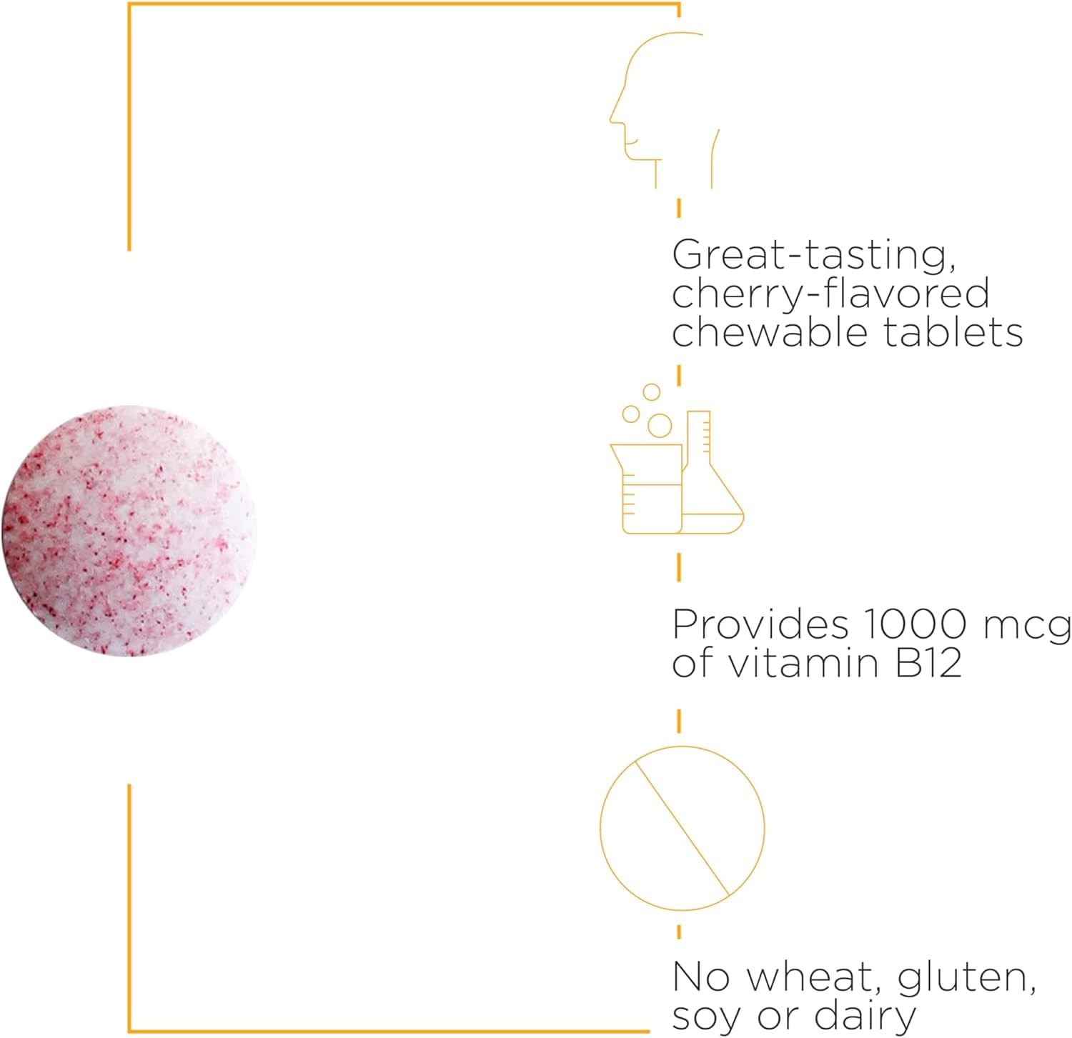 Integrative Therapeutics B-12 Active, Vitamin B12, Supports Nerve Function*, Cherry Flavored, 30 Chewable Tablets - 2 Pack - Nirvana Guru