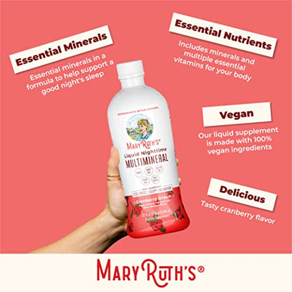 MaryRuth's Liquid Morning Multivitamin Essentials+ | Vitamin A C D E B6 B12 Biotin Zinc | Mens Womens Multivitamin | Immune Support | Beauty | Sugar Free | Vitamins for Ages 1+ | Vegan | 32 Fl Oz - Nirvana Guru