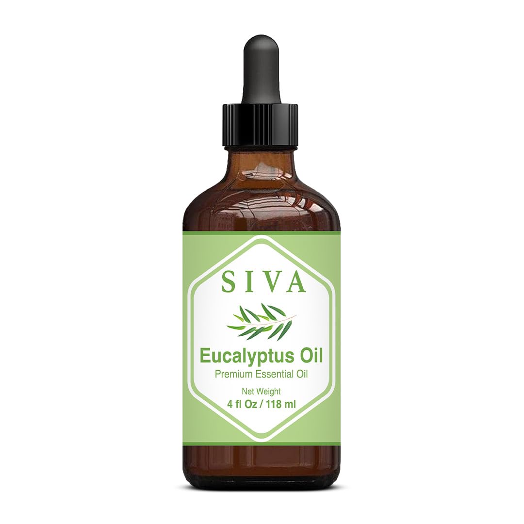 SIVA Lavender Essential Oil - 4 Fl Oz – Natural Lavender Oil - for Diffuser, Face, Skin Care, Aromatherapy, Hair Care, Scalp and Body Massage - with Dropper - Nirvana Guru