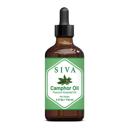 SIVA Lavender Essential Oil - 4 Fl Oz – Natural Lavender Oil - for Diffuser, Face, Skin Care, Aromatherapy, Hair Care, Scalp and Body Massage - with Dropper - Nirvana Guru