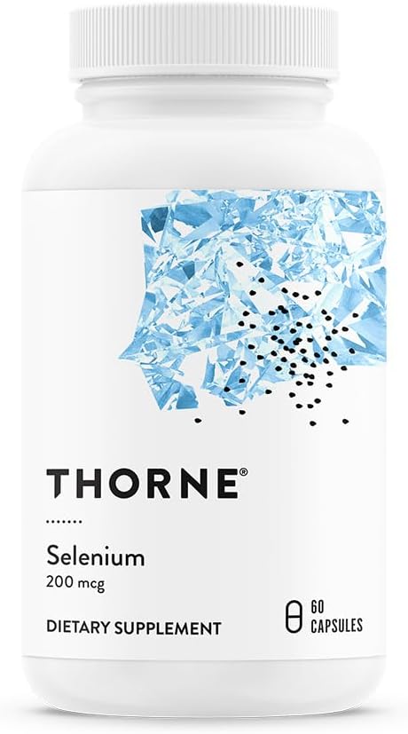 THORNE Selenium - 200 mcg Selenium Supplement for Antioxidant Support* - 60 Capsules - Nirvana Guru
