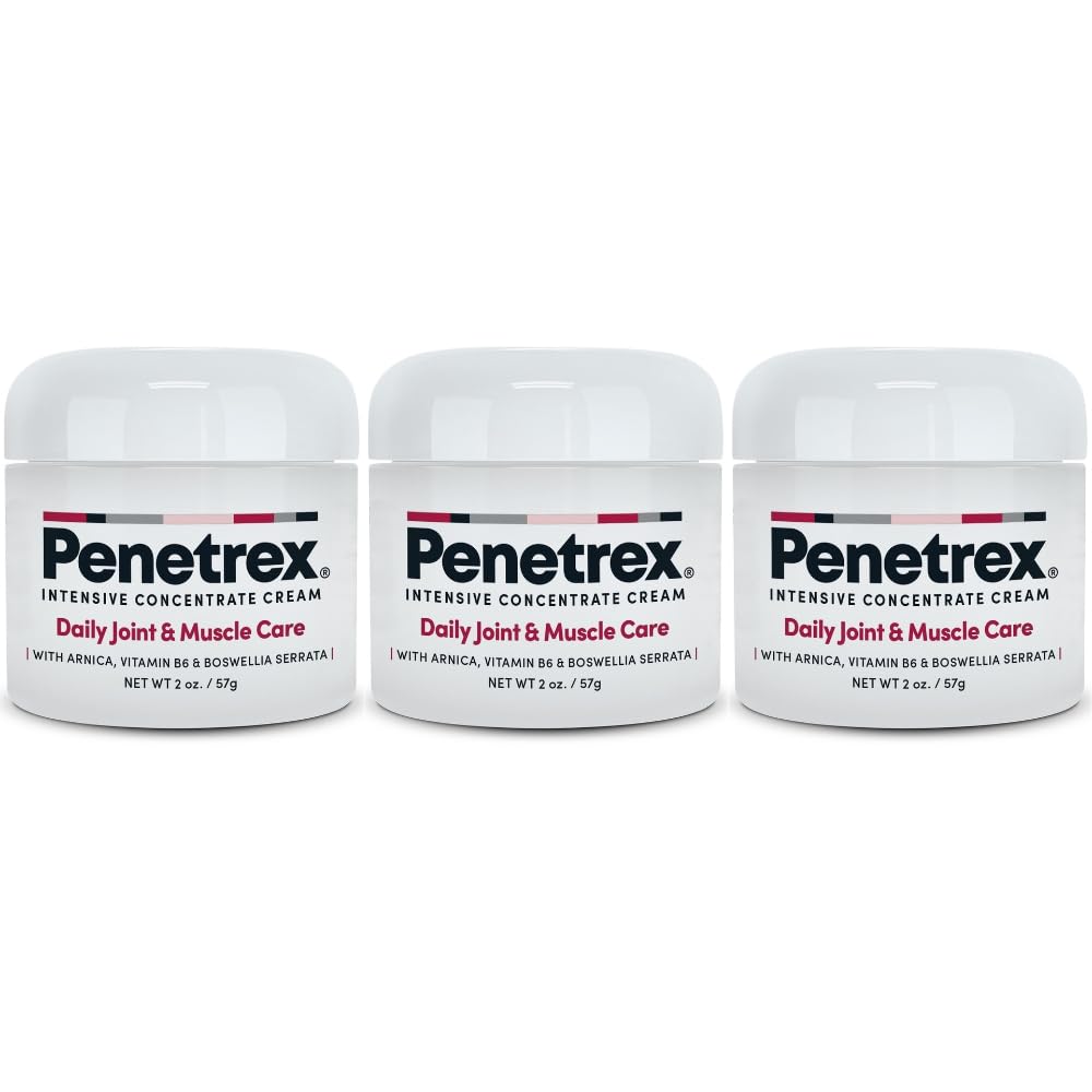 Penetrex Joint & Muscle Therapy - Soothing Muscle Rub for Back, Neck, Hands, Feet - Premium Whole Body Rub with Arnica, Vitamin B6 MSM & Boswellia - Non-Greasy 2oz Cream