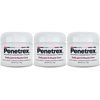Penetrex Joint & Muscle Therapy - Soothing Muscle Rub for Back, Neck, Hands, Feet - Premium Whole Body Rub with Arnica, Vitamin B6 MSM & Boswellia - Non-Greasy 2oz Cream