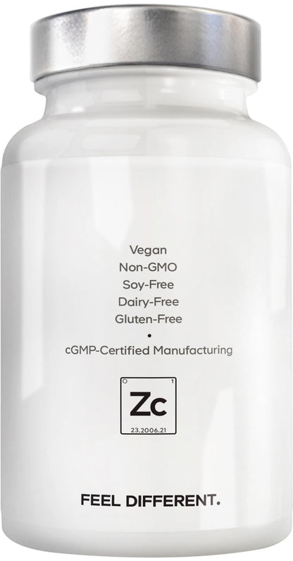 Amen Zinc & Copper Supplement + Probiotics, 3 Months Supply, One Per Day - 50 mg Zinc Picolinate Vitamin Pills - Essential Minerals Supplements – 2 Billion CFUs Probiotic – Vegan, Non-GMO, 90 Capsules Nirvana Guru