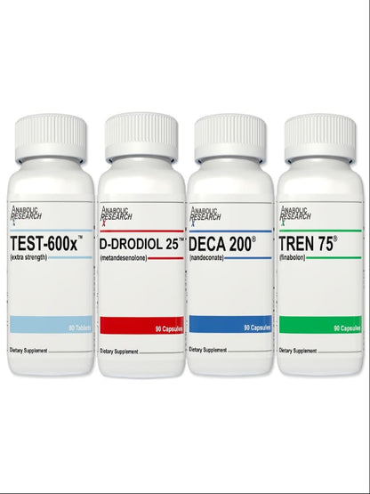 Mass Stack - Test-600x, D-drodiol 25, Deca 200, Tren 75-1 Month Supply Nirvana Guru