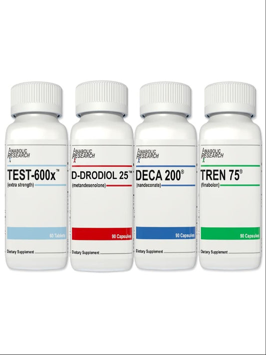 Mass Stack - Test-600x, D-drodiol 25, Deca 200, Tren 75-1 Month Supply Nirvana Guru