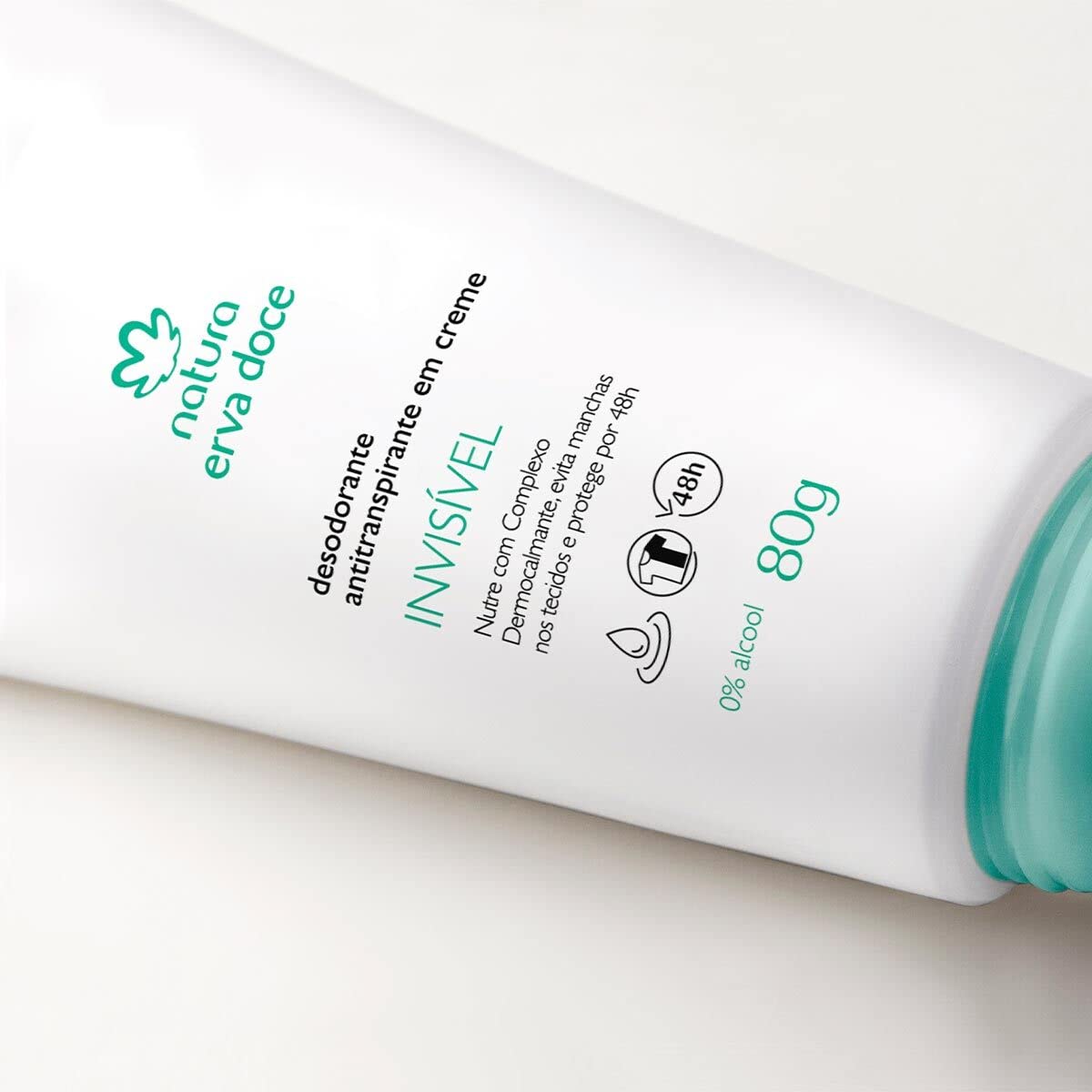 Natura Deodorant Erva Doce Desodorante Antitranspirante em Creme 80 g invisivel 48h - Nirvana Guru