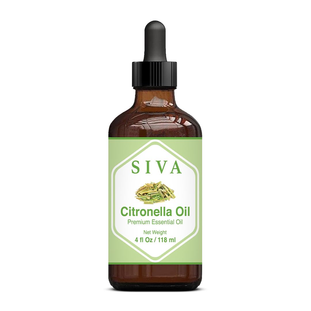 SIVA Lavender Essential Oil - 4 Fl Oz – Natural Lavender Oil - for Diffuser, Face, Skin Care, Aromatherapy, Hair Care, Scalp and Body Massage - with Dropper - Nirvana Guru