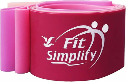 Fit Simplify Resistance Loop Exercise Bands with Instruction Guide and Carry Bag, Set of 5 Nirvana Guru
