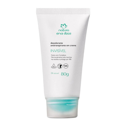 Natura Deodorant Erva Doce Desodorante Antitranspirante em Creme 80 g invisivel 48h - Nirvana Guru