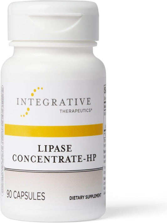 Integrative Therapeutics Lipase Concentrate-HP-Gut Enzyme Supplement for Men and Women to Support The Digestion of Fats* - 90 Vegan Capsules - Nirvana Guru