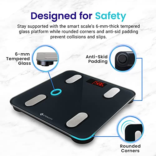 Etekcity Smart Scale for Body Weight FSA HSA Store Eligible, Bathroom Digital Weighing Scale with BMI, Body Fat, Muscle Mass, Accurate Bluetooth Home User Health Equipment Sync Apps Nirvana Guru