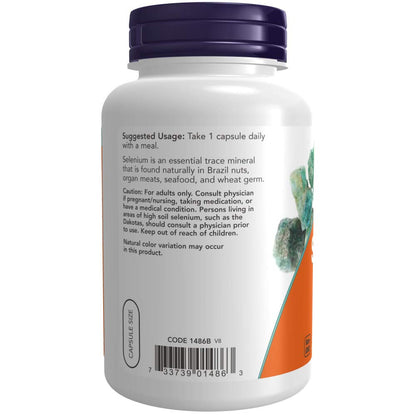 Now Foods Selenium 200mcg Capsules, 300 Count - L Selenomethionine Mineral Supplement for Women & Men - Veg Caps, Non-GMO, Vegan Friendly, Yeast-Free Nirvana Guru