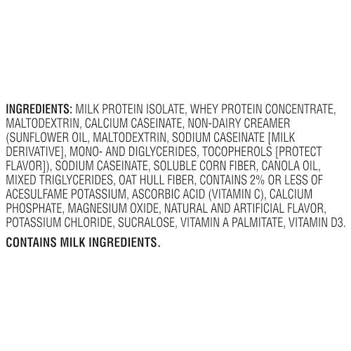 Muscle Milk Genuine Protein Powder, Chocolate, 1.93 Pounds, 13 Servings, 32g Protein, 2g Sugar, Calcium, Vitamins A, C & D, NSF Certified for Sport, Energizing Snack, Packaging May Vary Nirvana Guru