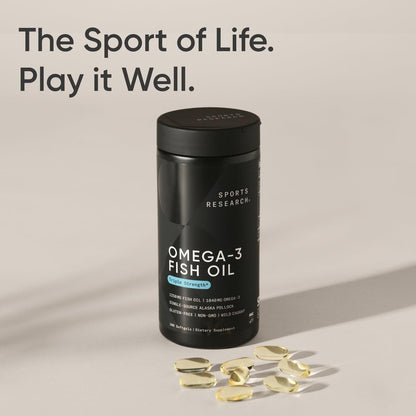 Sports Research Triple Strength Omega 3 Fish Oil - Nirvana Guru