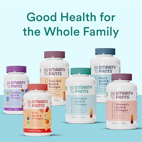 SmartyPants Prenatal Vitamins for Women, Sugar Free Multivitamin Gummies: Methylfolate, Omega 3 (ALA) Vitamin D3, C, Vitamin B12, B6, A, K & Zinc, Inositol, Erythritol Free, 60 Count (20 Day Supply) Nirvana Guru