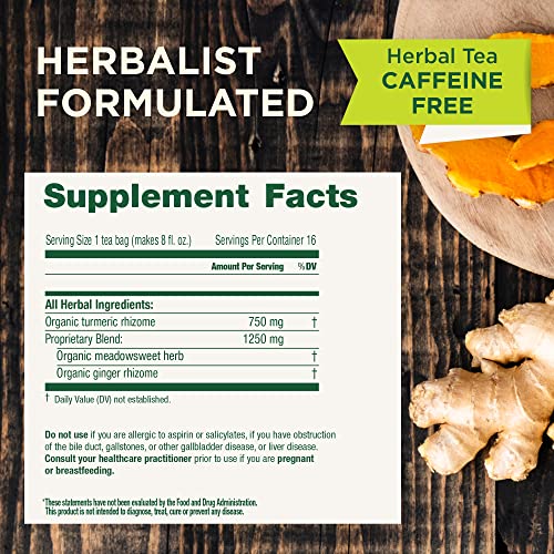 Traditional Medicinals Organic Nettle Leaf Herbal Tea, Supports Joint Health & Overall Wellness, (Pack of 1) - 16 Tea Bags - Nirvana Guru
