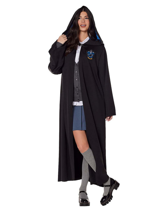 Spirit Halloween Adult Ravenclaw Robe - Harry Potter, Women, ONE SIZE FITS MOST Standard, Multicolor