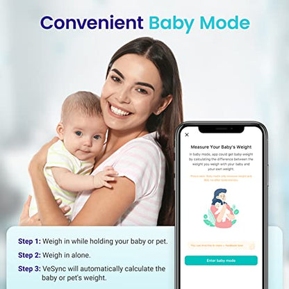 Etekcity Smart Scale for Body Weight FSA HSA Store Eligible, Bathroom Digital Weighing Scale with BMI, Body Fat, Muscle Mass, Accurate Bluetooth Home User Health Equipment Sync Apps Nirvana Guru