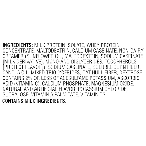 Muscle Milk Genuine Protein Powder, Chocolate, 1.93 Pounds, 13 Servings, 32g Protein, 2g Sugar, Calcium, Vitamins A, C & D, NSF Certified for Sport, Energizing Snack, Packaging May Vary Nirvana Guru