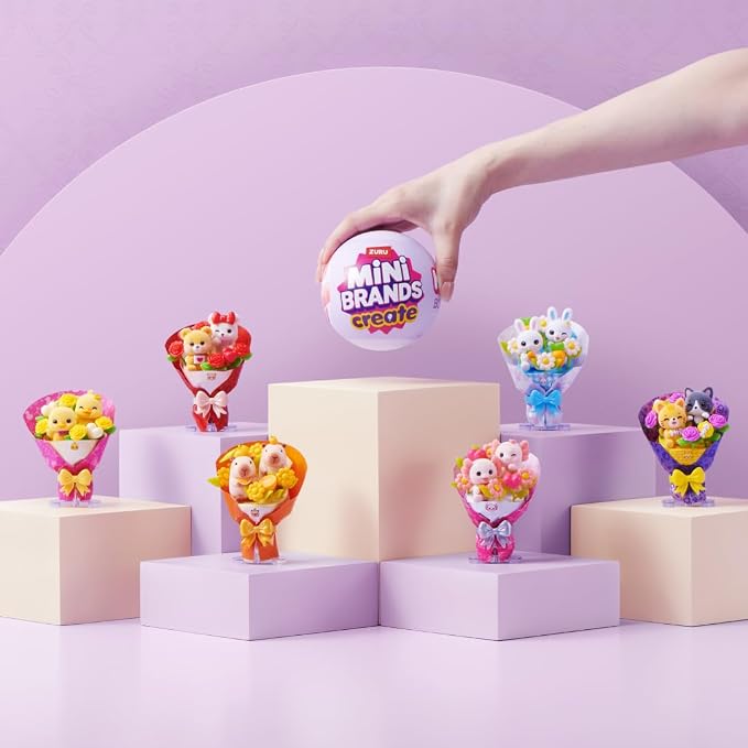ZURU Mini Brands Create Kawaii Bouquets Mystery Capsule DIY Mini Collectible Toy zuru