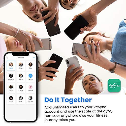 Etekcity Smart Scale for Body Weight FSA HSA Store Eligible, Bathroom Digital Weighing Scale with BMI, Body Fat, Muscle Mass, Accurate Bluetooth Home User Health Equipment Sync Apps Nirvana Guru