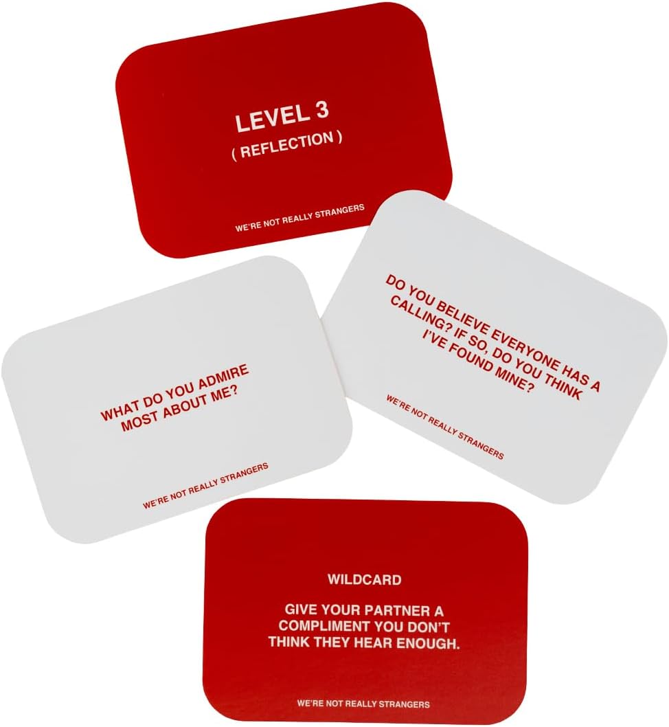 WE'RE NOT REALLY STRANGERS Card Game - 150 Conversation Cards for Couples, Friends, and Strangers - Icebreakers for Game and Date Nights, & Parties - Games for Adults and Teens, Ages 15+, 2-6 Players Nirvana Guru