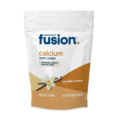 Bariatric Fusion Bariatric Calcium Chews | Calcium Citrate with Vitamin D3 Calcium Supplement Bariatric Vitamin | Sugar Free Calcium Citrate Chewable | Calcium Citrate 500mg | Caramel | 60 Count Nirvana Guru