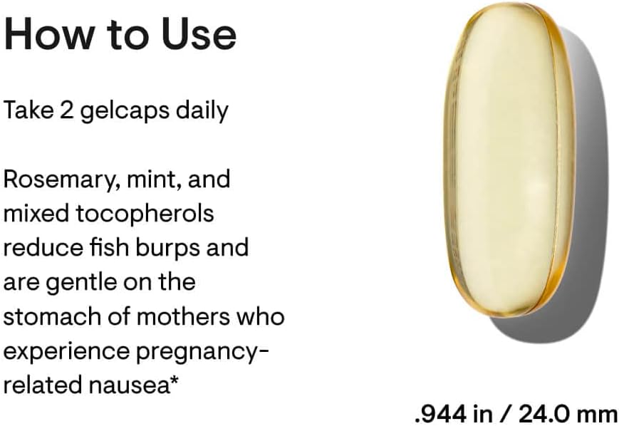 THORNE Prenatal DHA - 650 mg DHA and 200 mg of EPA - Supports Baby’s Brain and Nervous System Development from Pregnancy to Nursing* - 60 Capsules - Nirvana Guru