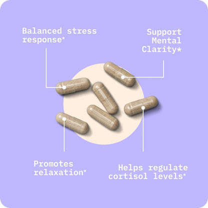 BodyBio Calm - Natural Stress Relief Blend with Rhodiola, Glycine & Phosphatidylserine - Supports Relaxation, Mental Focus & Balanced Cortisol - Non - Drowsy Formula Nirvana Guru