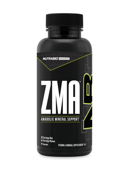 NutraBio ZMA Supplements for Men & Women- Zinc Magnesium Supplements to Support Hormone Levels -Sleep- Muscle Recovery-Immune Health 90 Count Nirvana Guru