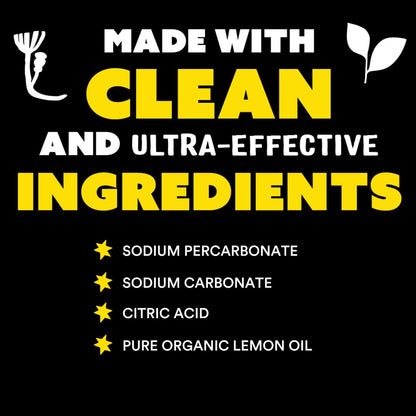 Molly's Suds Oxygen Whitener | Powerful Bleach Alternative, Chlorine Free & Color Safe | Brightens Whites and Removes Stains (Lemon Essential Oil - 41.09 oz) Nirvana Guru