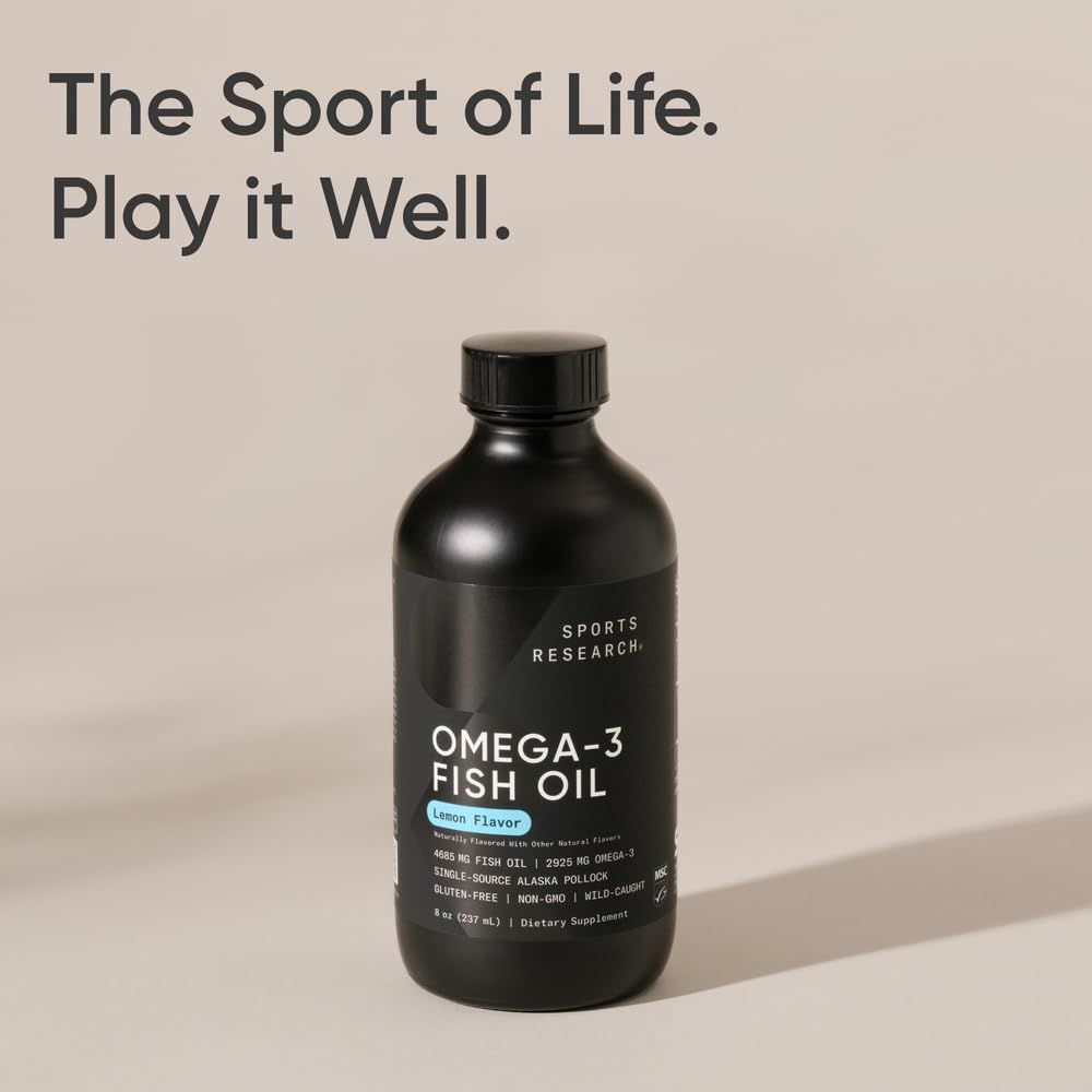 Sports Research Total Omega-3 Fish Oil from Wild Sockeye Salmon, Alaska Pollock, Antarctic Krill, Astaxanthin + Phospholipids & Wax Esters for Absorption | 960mg of EPA & DHA - Fresh Lemon Scent (120 - Nirvana Guru